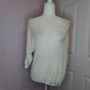 White Knit Express Top